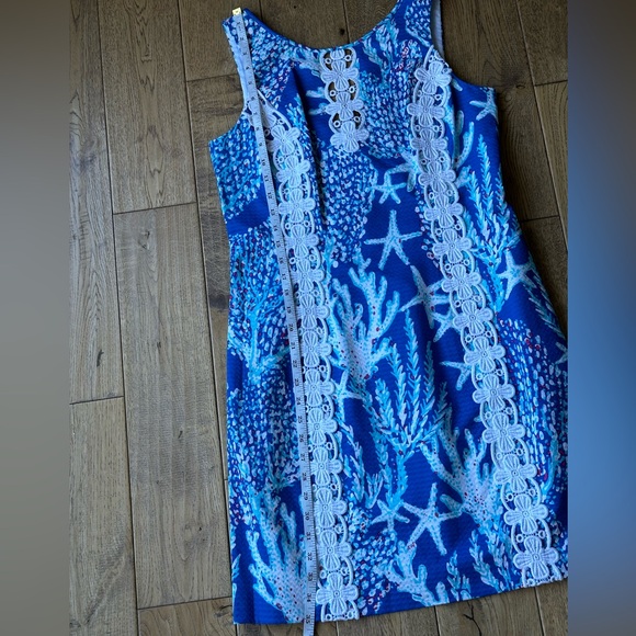 NEW Lilly Pulitzer Ember Shift Dress in Brewster Blue Good Reef size 8 - Picture 15 of 15